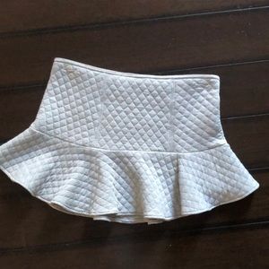 Aqua mini skirt